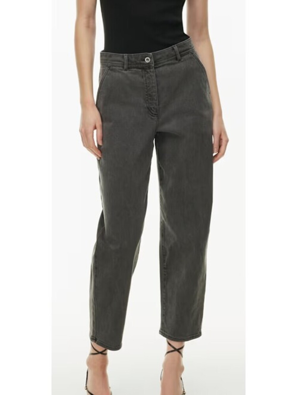 Aritzia Little Moon Discovery Pant with Slight Barrel Leg in Black - Women's 2